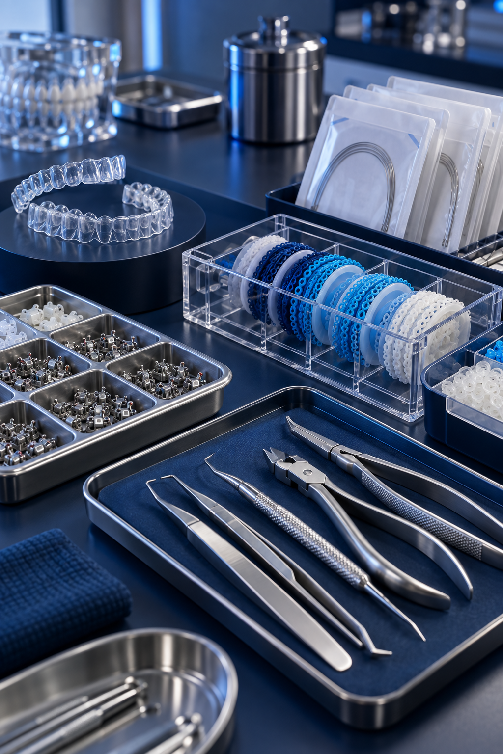 Consommables et instruments pour cabinets d’orthodontie